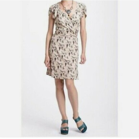 Anthropologie Leifnotes Up and Away Hot Air Balloon Ruched Dress Boho Size Xs - Picture 11 of 11